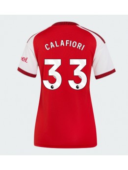 Arsenal Riccardo Calafiori #33 Replika Hemmakläder Dam 2026-27 Kortärmad Arsenal Riccardo Calafiori #33 Replika Hemmakläder Dam 2026-27 Kortärmad